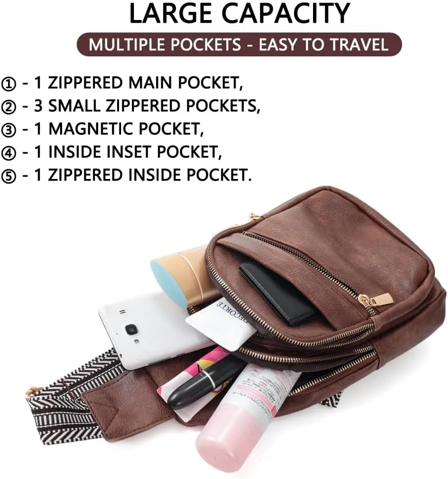 Small Sling Bag for Women, Crossbody Sling Bags for Women, Lightweight Cross Body Bag for Travel or Daily Use