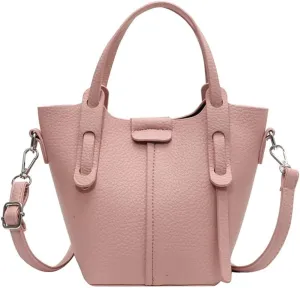 Small Tote Purse for Women Girls Designer Shoulder Bag Leather Crossbody Purse Top Handle Bag Bucket Bag for Daily Use
