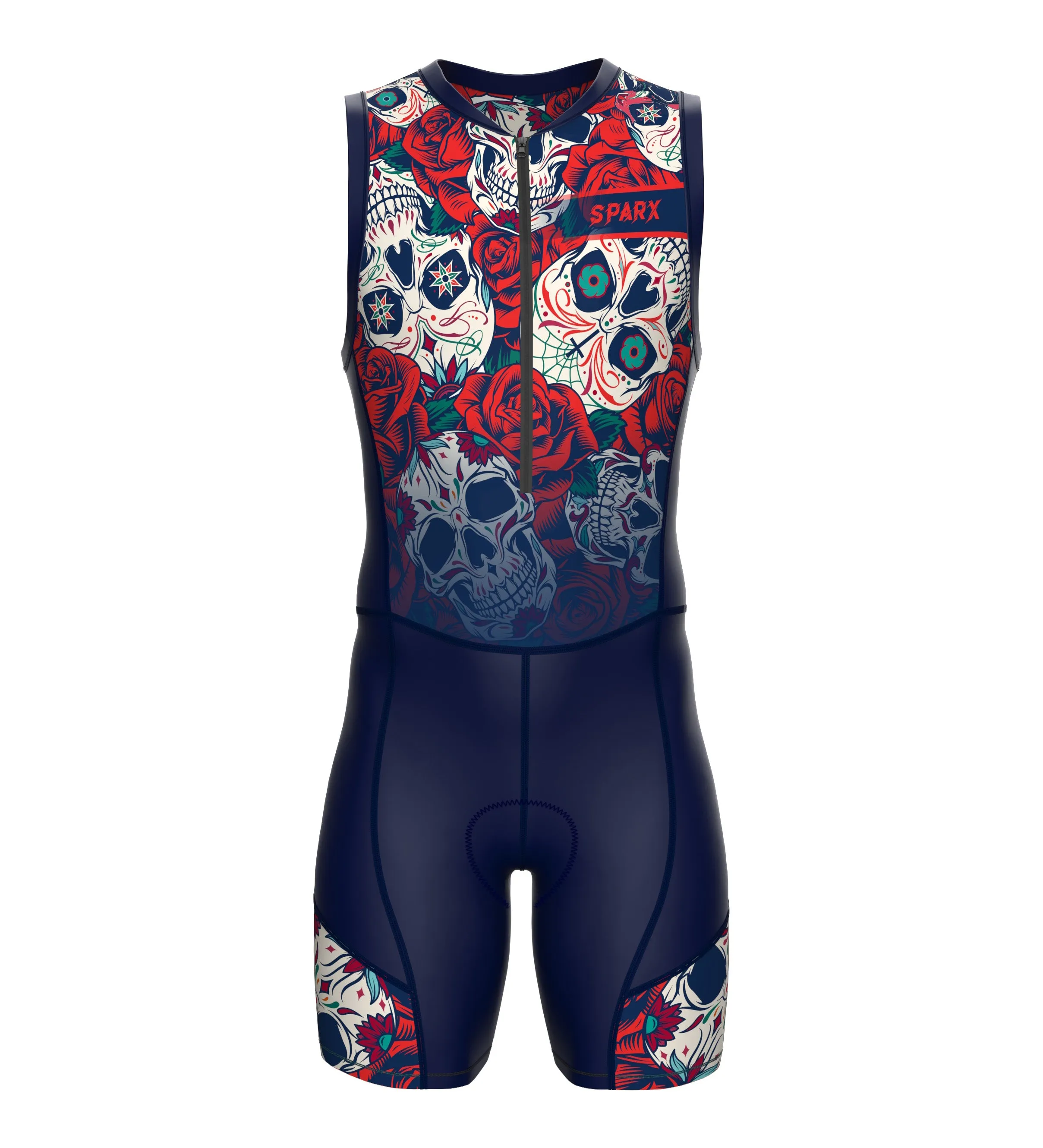 Sparx Men`s Ultimate Triathlon Suit Skulls Trisuit