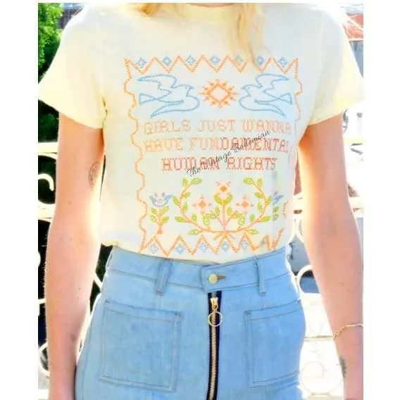 Stoned Immaculate Girls Just Wanna Have Fundamental Rights Tee