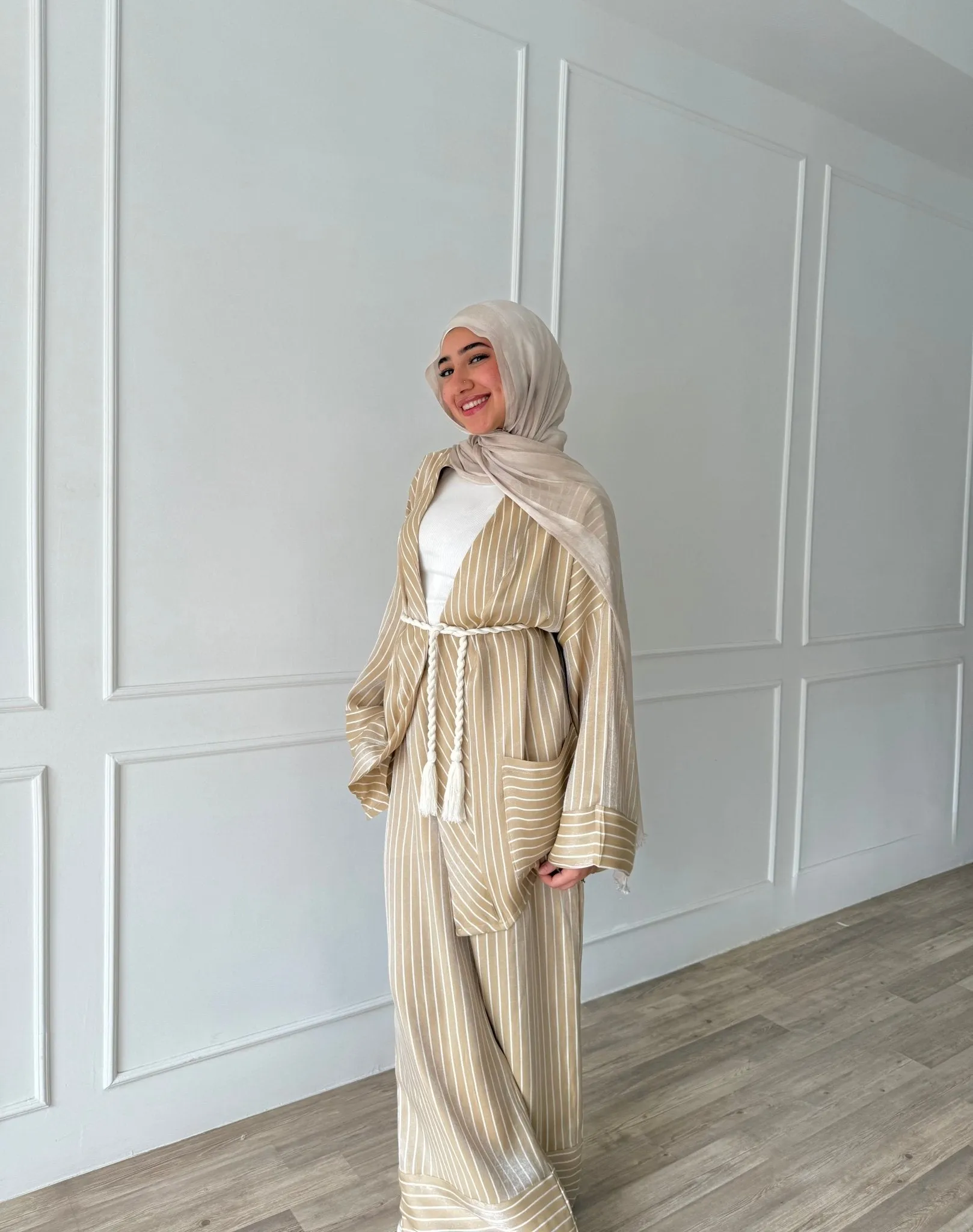 Striped Makrameh set
