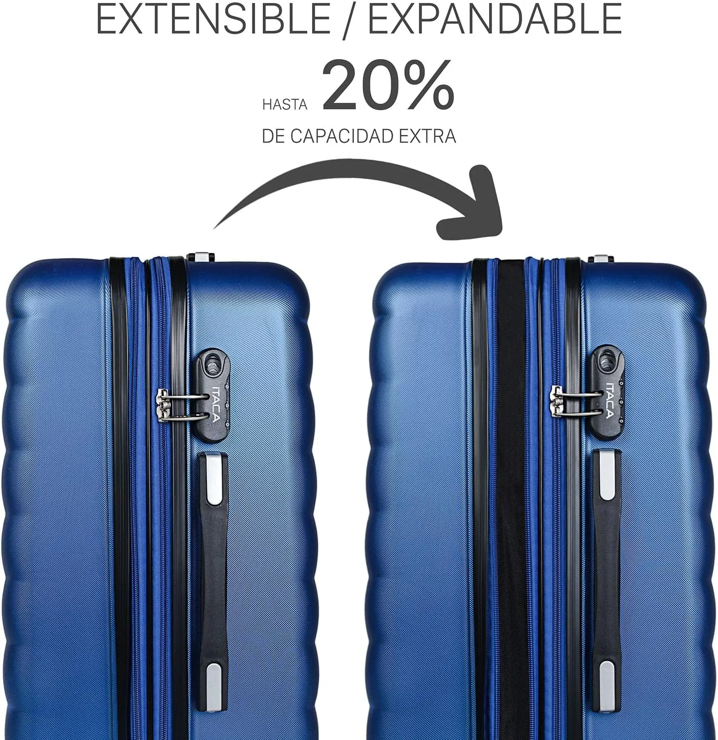 Suitcase, Blue, M
