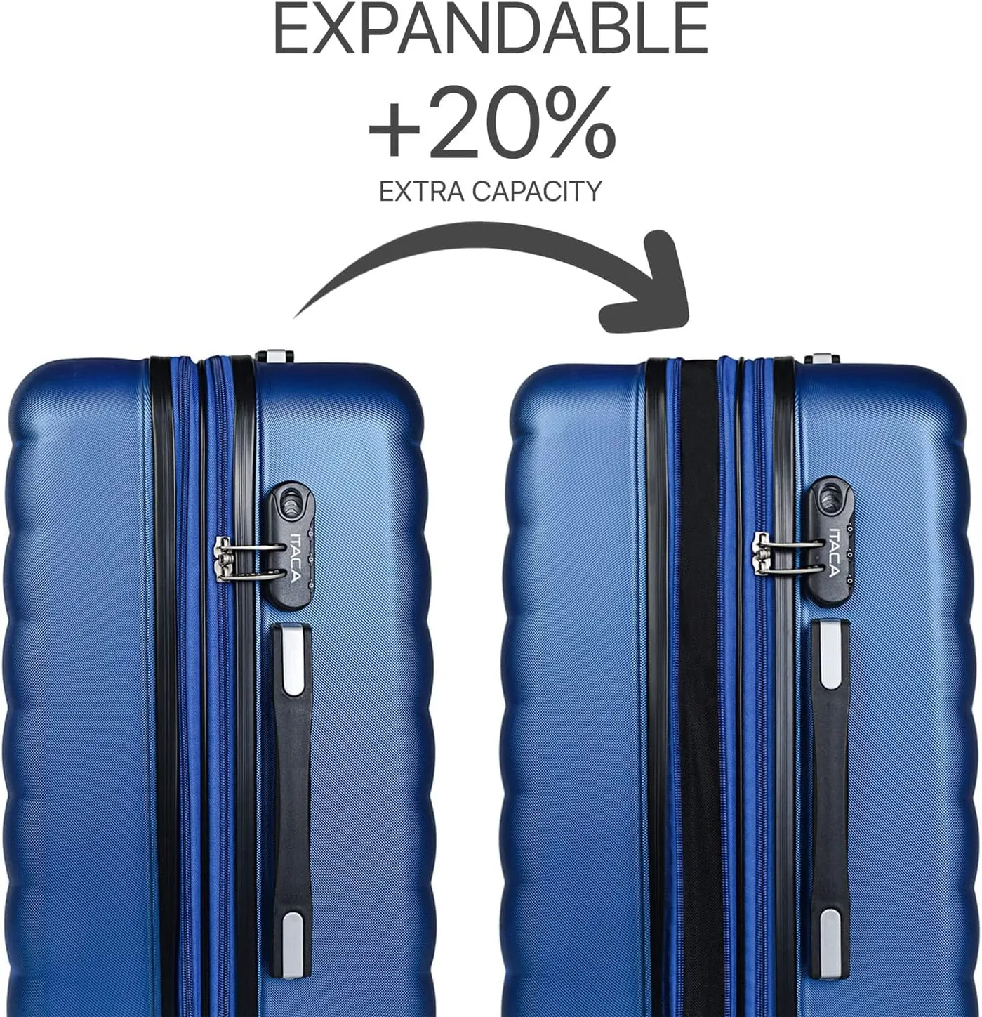 Suitcase, Blue, M