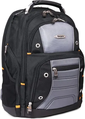 Targus Drifter II Laptop Backpack, Black/Gray  Backpack for Men for Business and Travel, Durable Water-Resistant Material, Fits up to 17" Laptops (TSB239US)