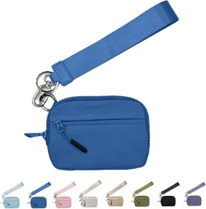 The Iris' Wallet 2nd Gen, Iris Wallet 2nd Gen, Wristlet Wallets for Women, Walle t with Strap, Wristlet Wallets, Wristle t Pouch (Dark Blue)
