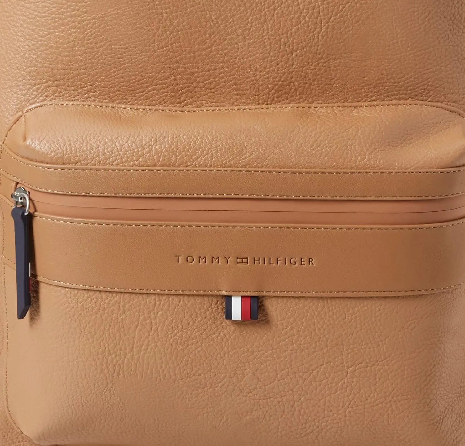 Tommy Hilfiger Men's Leo Backpack, BASKET BROWN