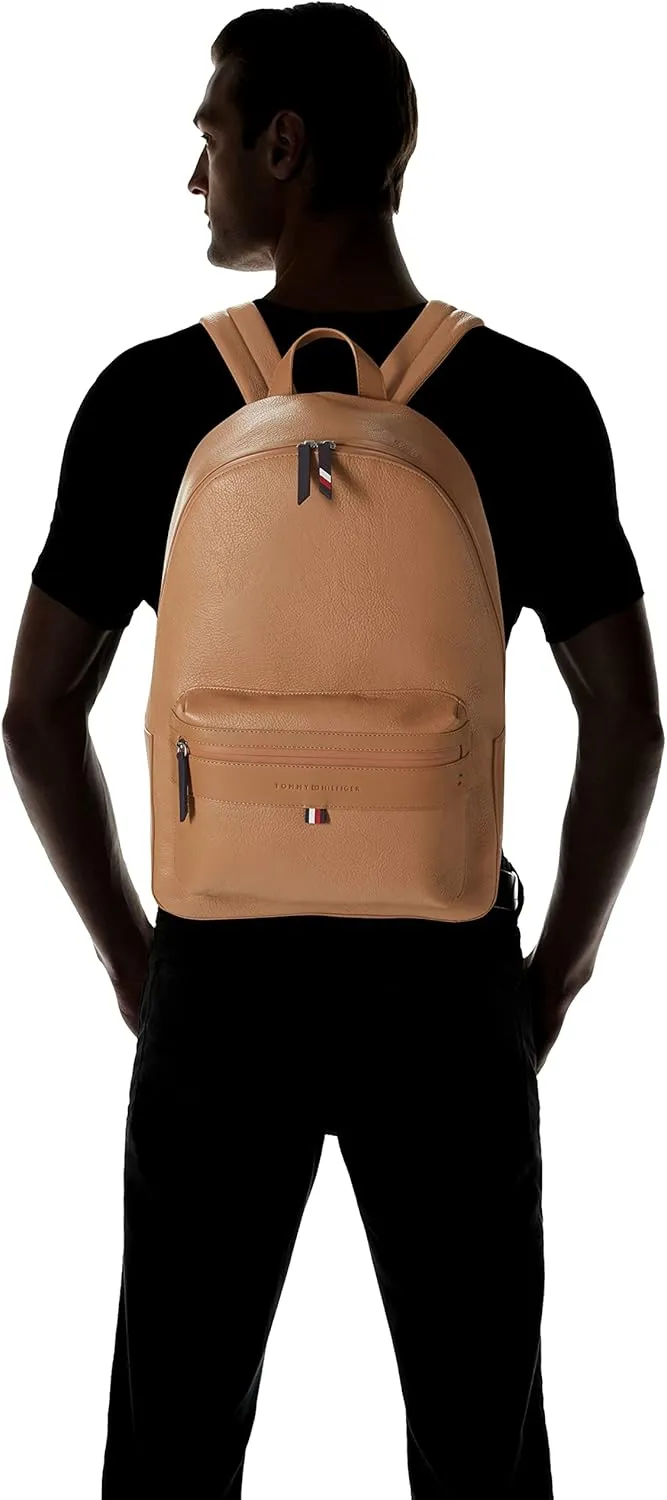 Tommy Hilfiger Men's Leo Backpack, BASKET BROWN