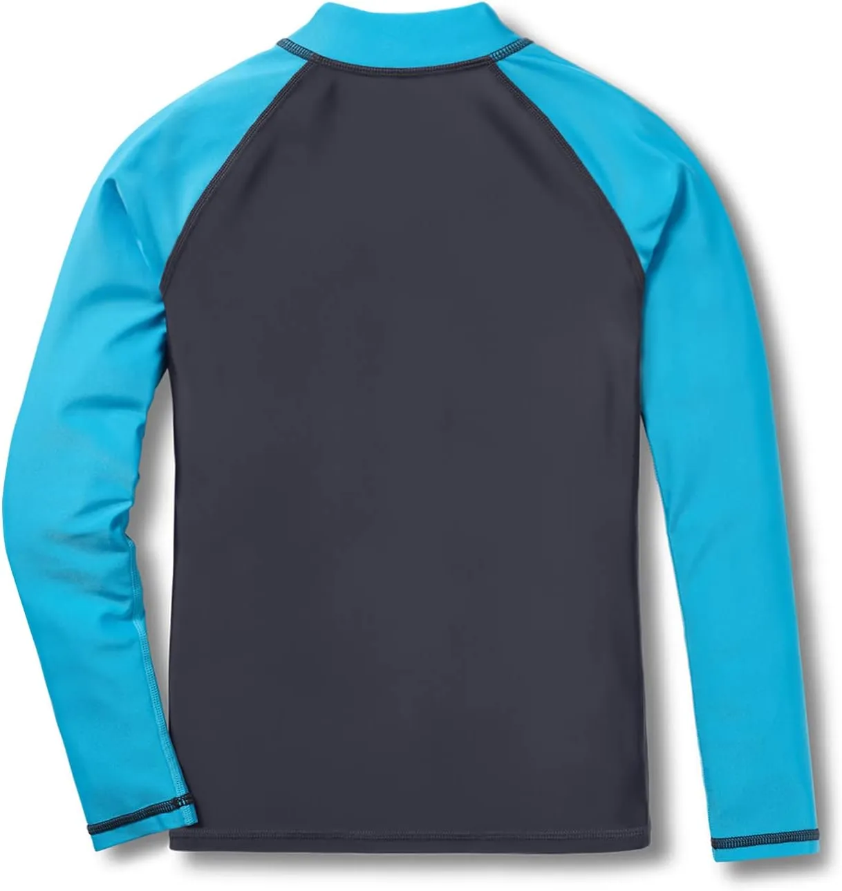 TSLA Boy's and Girl's Long Sleeve Zipper Rash Guard, UPF 50  UV/Sun Protection Swim Shirts, Quick Dry Water Swimsuit Top