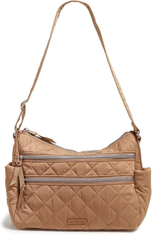 Vera Bradley Women's Performance Twill Triple Zip Shoulder Satchel Purse