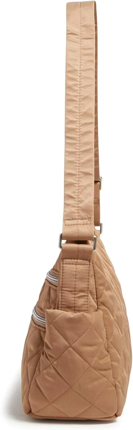 Vera Bradley Women's Performance Twill Triple Zip Shoulder Satchel Purse
