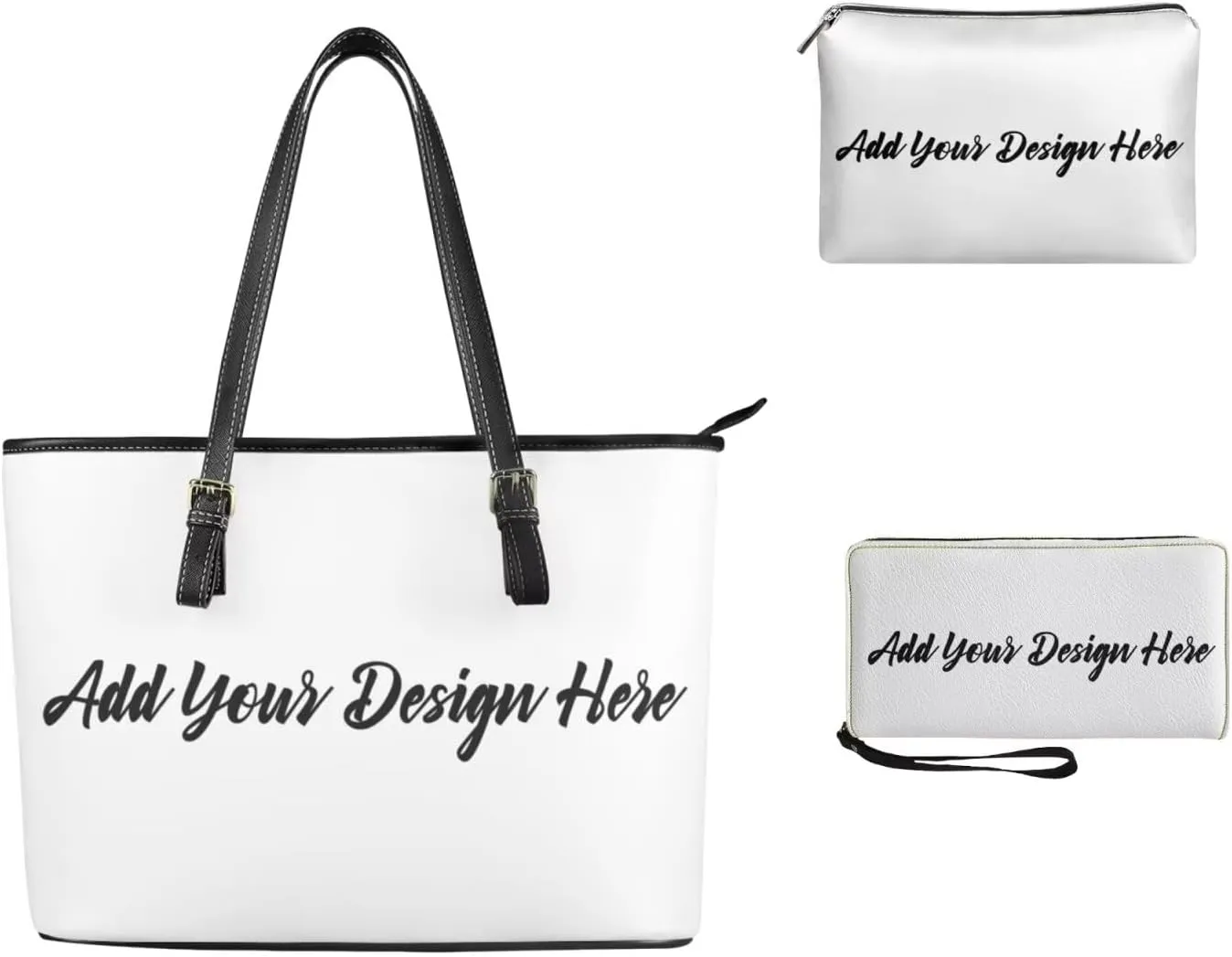 Western Style Satchel Bags for Womens Casual Fashion Shoulder Tote Bag with Wallet and Clutch Set for Daily Use