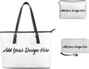Western Style Satchel Bags for Womens Casual Fashion Shoulder Tote Bag with Wallet and Clutch Set for Daily Use