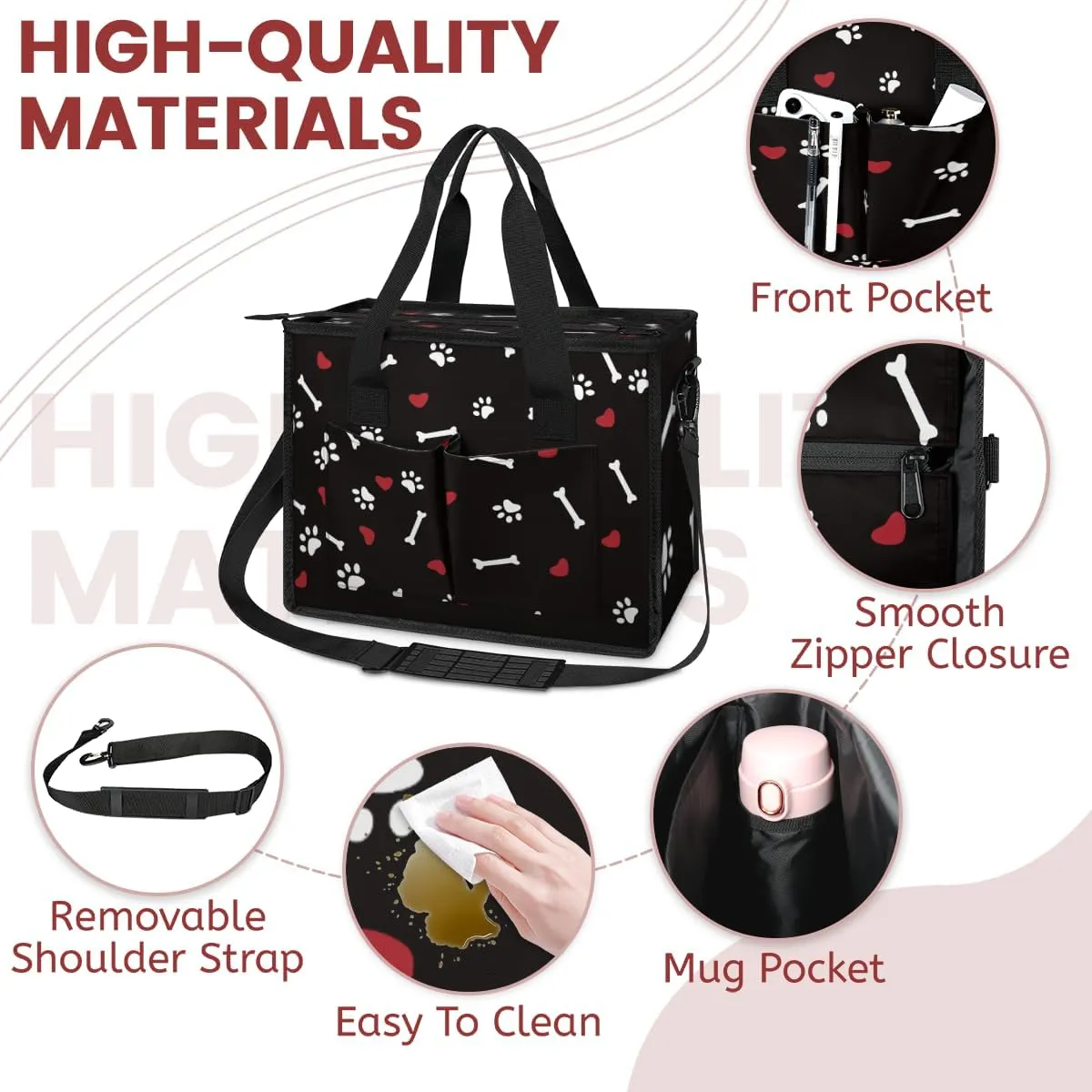 Women Fashion Tote Bag Wallet Shoulder Bags Set 3PCS Top Handle Satchel Purse Large Zippered Handbag Daily Use
