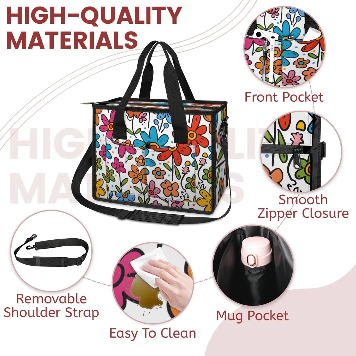 Women Fashion Tote Bag Wallet Shoulder Bags Set 3PCS Top Handle Satchel Purse Large Zippered Handbag Daily Use