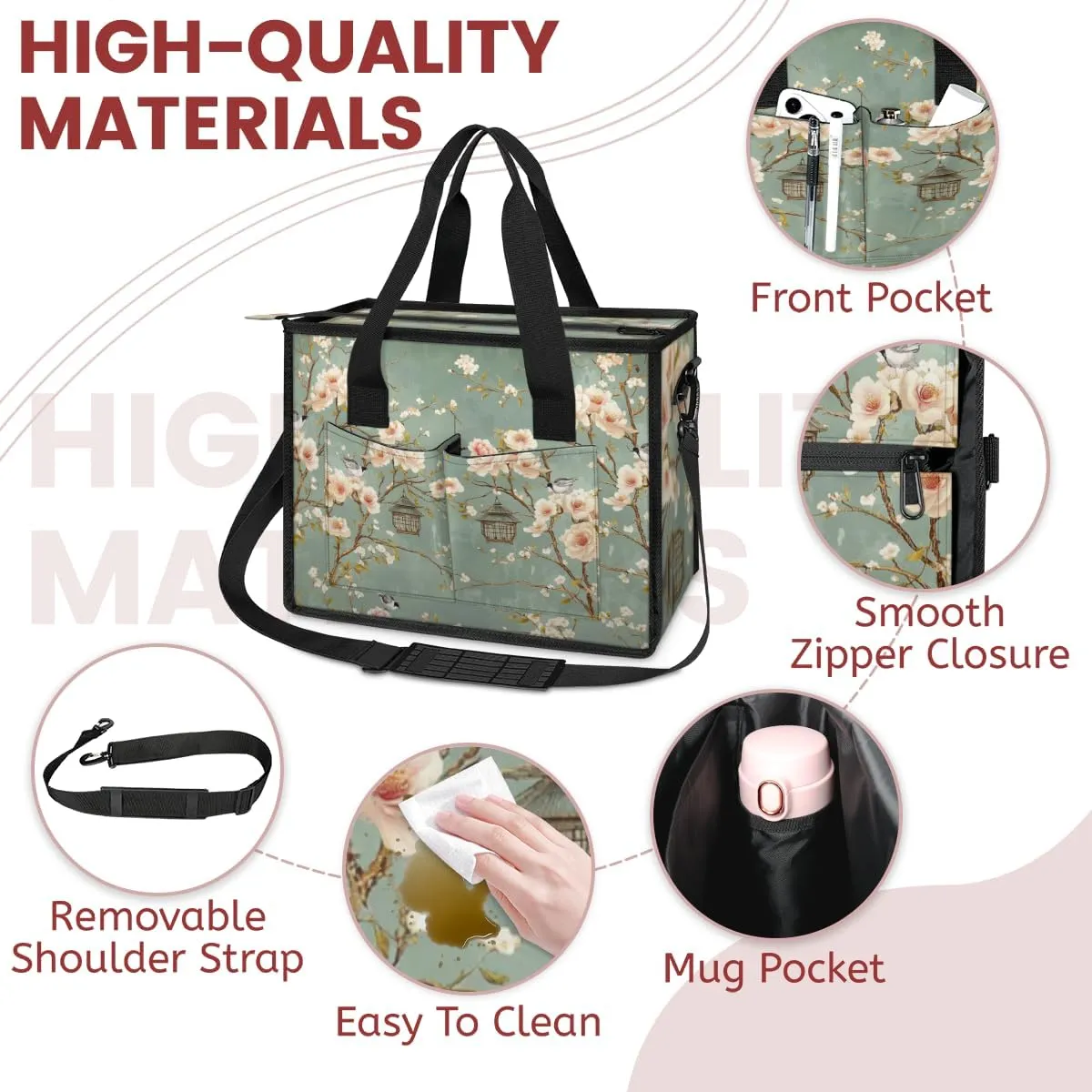 Women Fashion Tote Bag Wallet Shoulder Bags Set 3PCS Top Handle Satchel Purse Large Zippered Handbag Daily Use