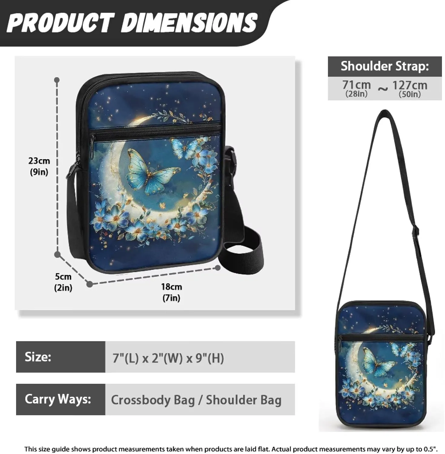Women Small Crossbody Bag Cross Body Cell Phone Bag Purse Wallet Pouch Lightweight Sling Bag Shoulder Handbag