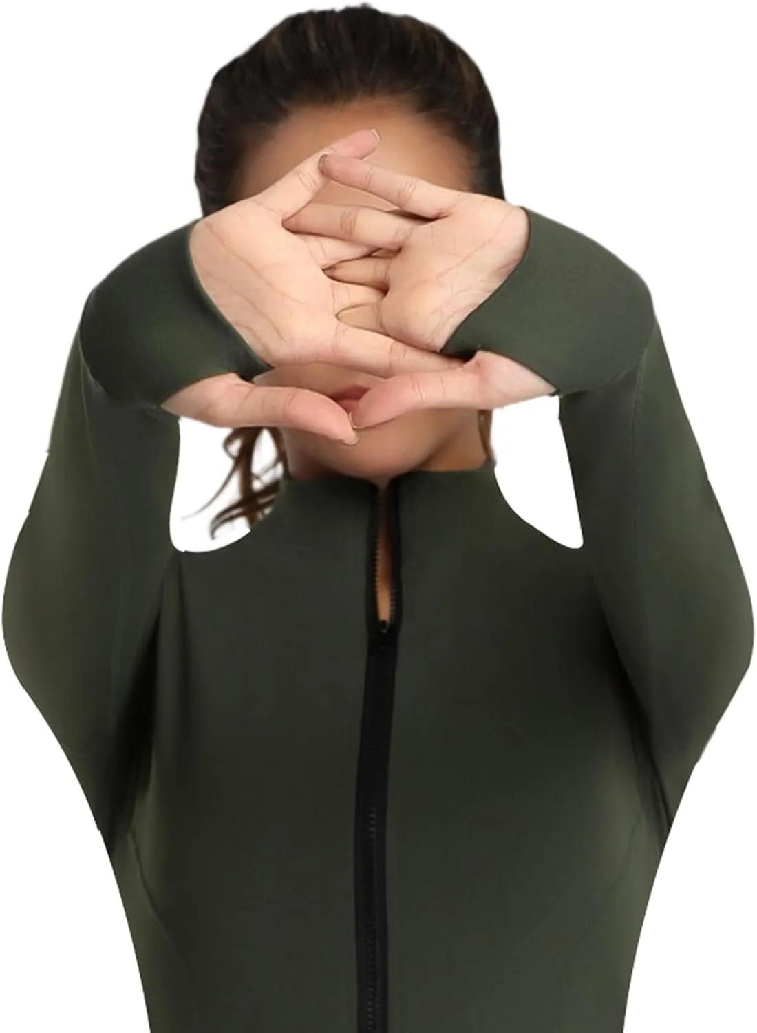Women's Full Zip Running Yoga Slim Fit Cropped Bbl Athletic Jacket Workout Sportwear With Thumb Holes