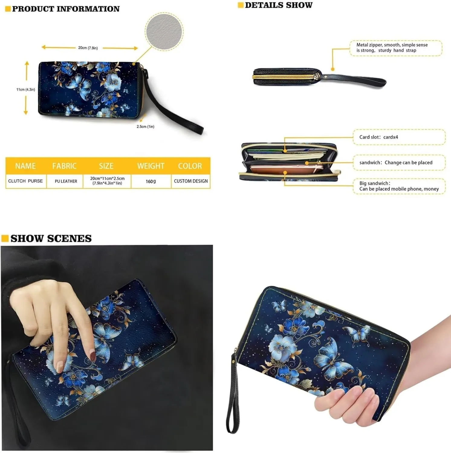 Women's Handbag Waterproof PU Tote Shoulder Bucket Bags with Wallet 2pc Set for Daily Use