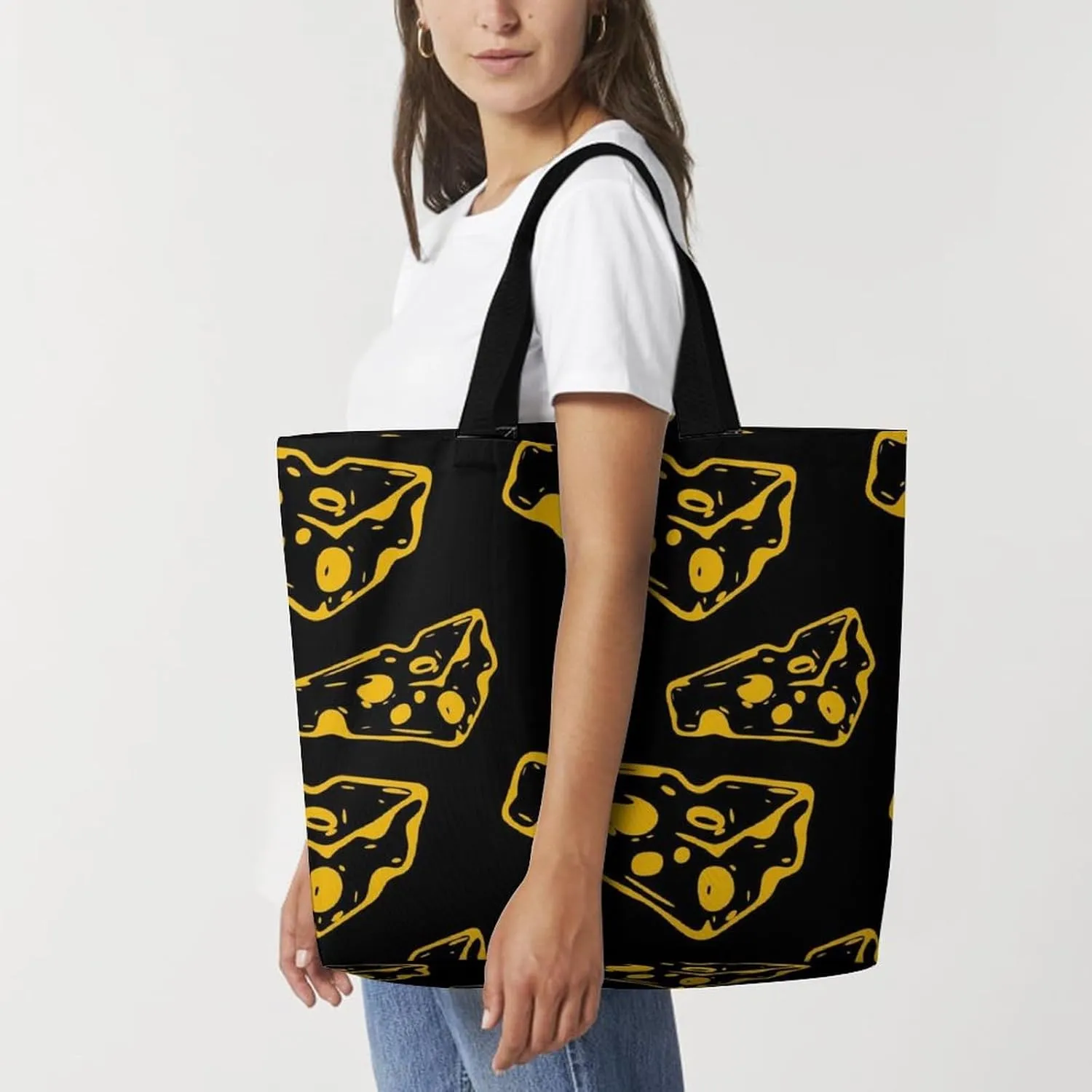 Womens Large Capacity Tote Bag for Shopping Travel and Daily Use Stylish Canvas Shoulder Bag for Beach Grocery Work