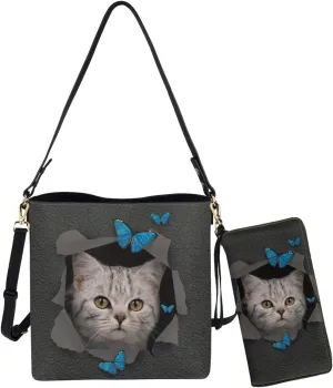 Women's Leather Waterproof Handbags and Purses for Daily Use