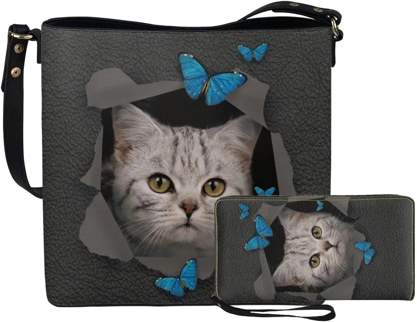 Women's Leather Waterproof Handbags and Purses for Daily Use