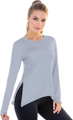 Womens UPF 50  Sun Shirts Long Sleeve UV Sun Protection Lightweight Quick Dry Rash Guard Workout Hiking Outdoor Tops