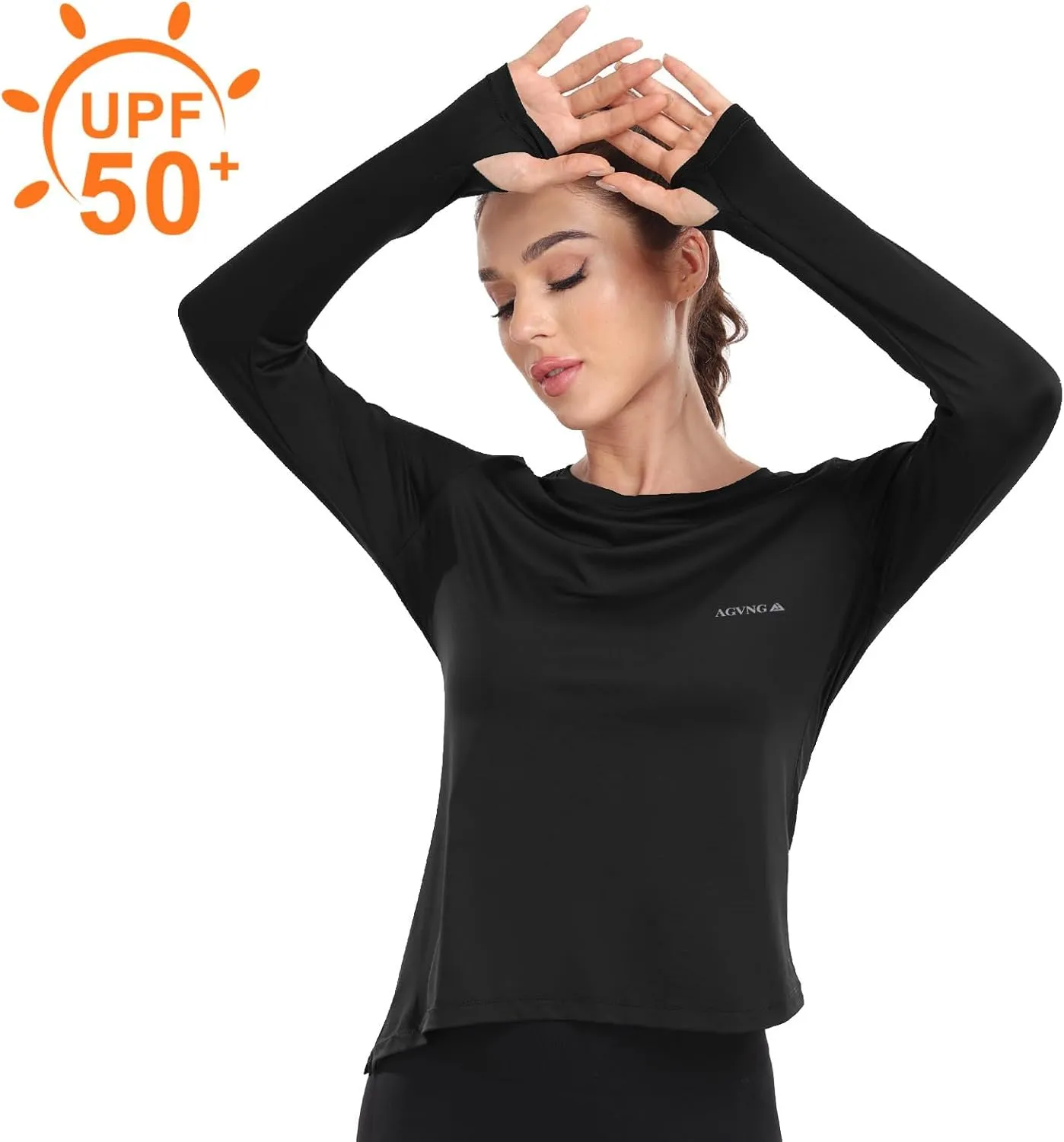Womens UPF 50  Sun Shirts Long Sleeve UV Sun Protection Lightweight Quick Dry Rash Guard Workout Hiking Outdoor Tops