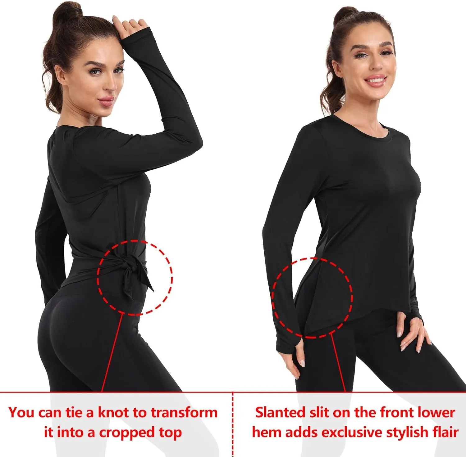 Womens UPF 50  Sun Shirts Long Sleeve UV Sun Protection Lightweight Quick Dry Rash Guard Workout Hiking Outdoor Tops