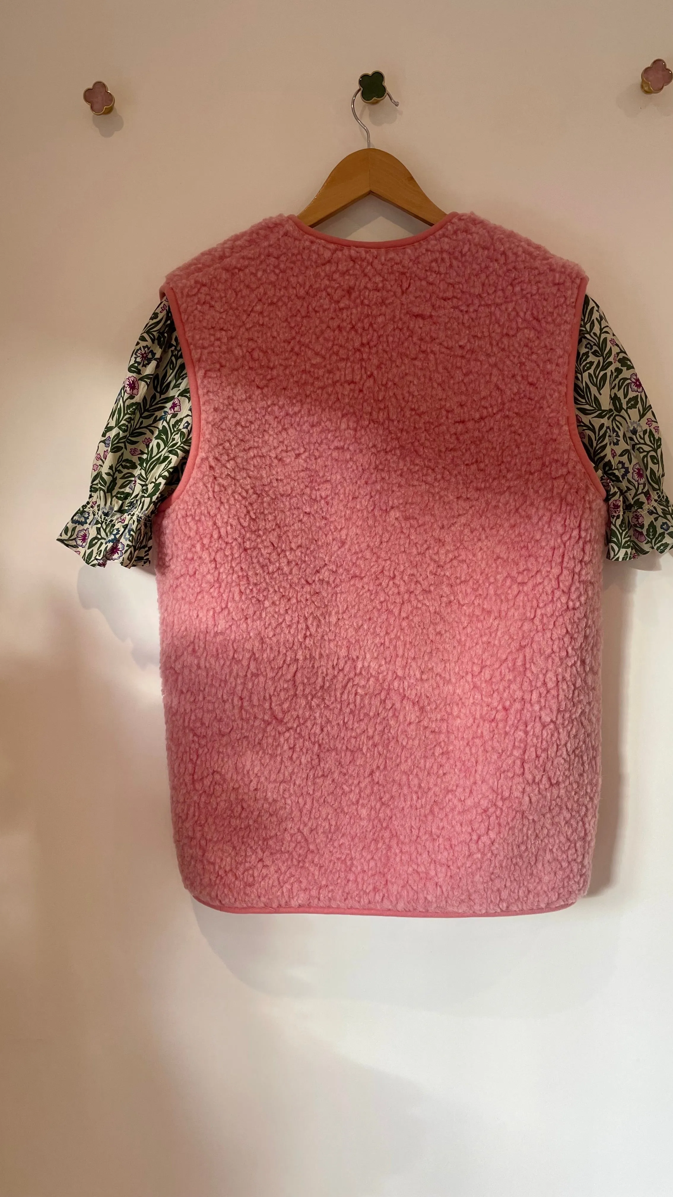 Wool Gilet - Pink