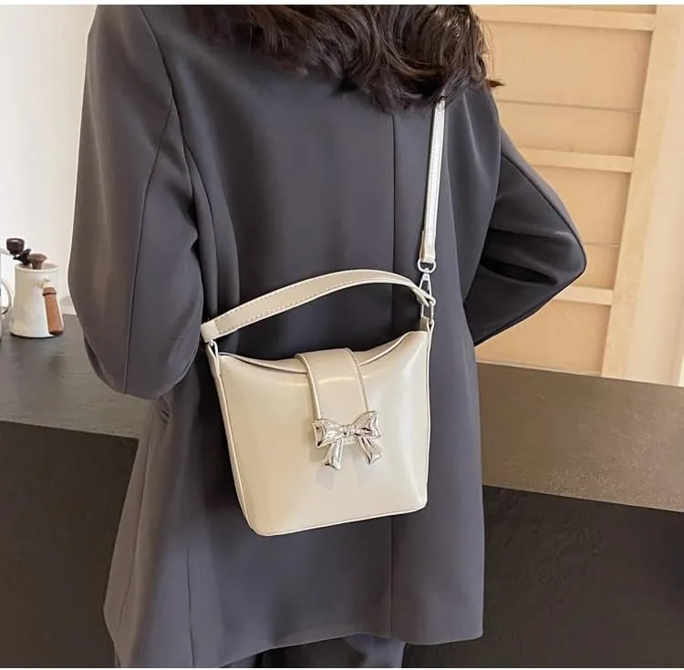 Y2K Fashion Handbag for Women, Shoulder Handbags Harajuku Fashion Crossbody Bag Women Ladies Hobo Top Handle Daily Use (creamy white)
