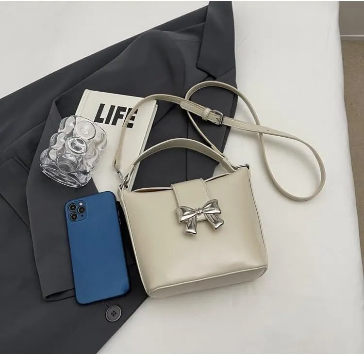 Y2K Fashion Handbag for Women, Shoulder Handbags Harajuku Fashion Crossbody Bag Women Ladies Hobo Top Handle Daily Use (creamy white)