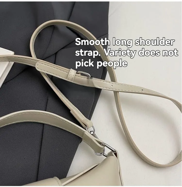 Y2K Fashion Handbag for Women, Shoulder Handbags Harajuku Fashion Crossbody Bag Women Ladies Hobo Top Handle Daily Use (creamy white)