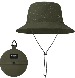 Zando Waterproof Bucket Hat for Women Outdoor Fishing Hat for Men Women Packable Summer Hat Hiking UV Protection Sun Hat